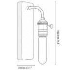 Industrial Stone Sconce