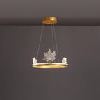 Ion Leaf Chandelier