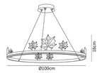 Ion Leaf Chandelier