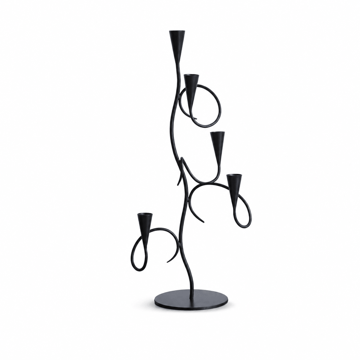 Iron Vine Multi - Arm Candle Holder