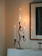 Iron Vine Multi - Arm Candle Holder