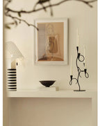 Iron Vine Multi - Arm Candle Holder