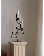 Iron Vine Multi - Arm Candle Holder