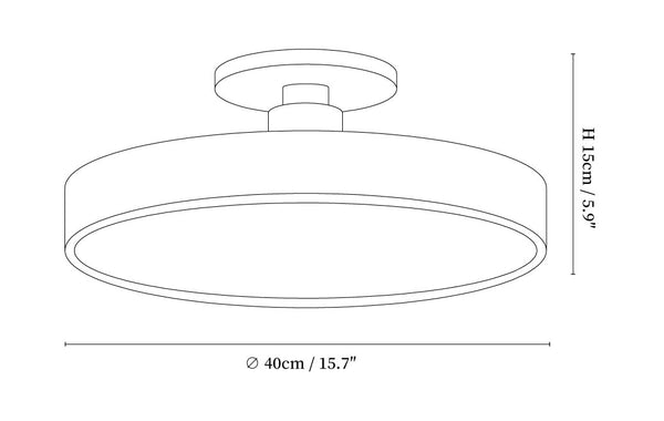 Isla Flush Mount Ceiling Lamp