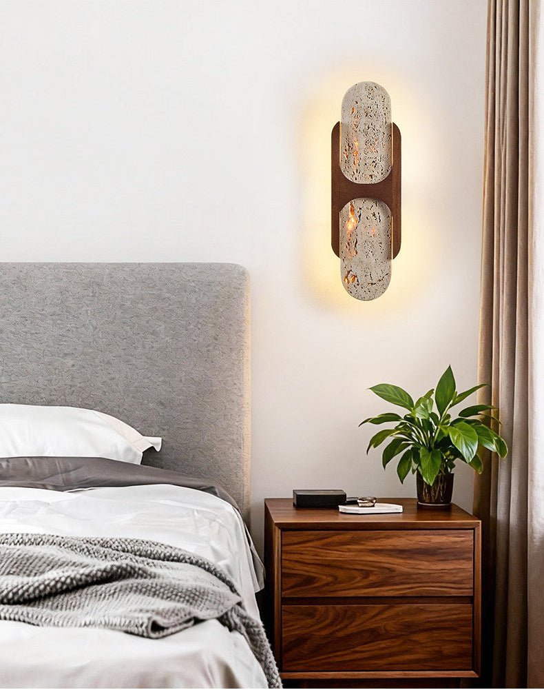 Isla Travertine Wall Light