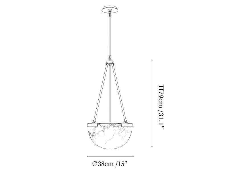 Istar Alabaster Chandelier