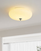 Ivory Ripple Ceiling Light