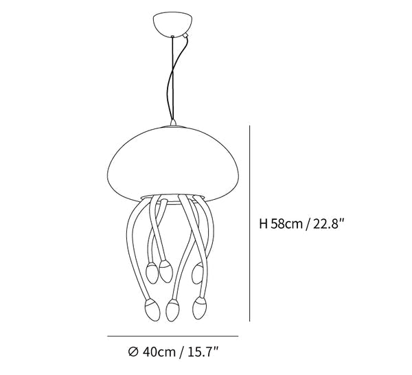 Jellyfish Pendant Lamp
