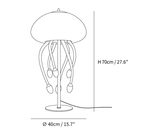 Jellyfish Table Lamp