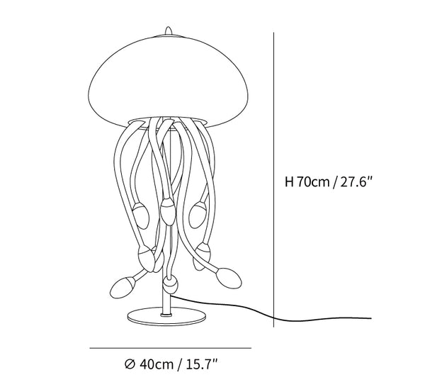 Jellyfish Table Lamp