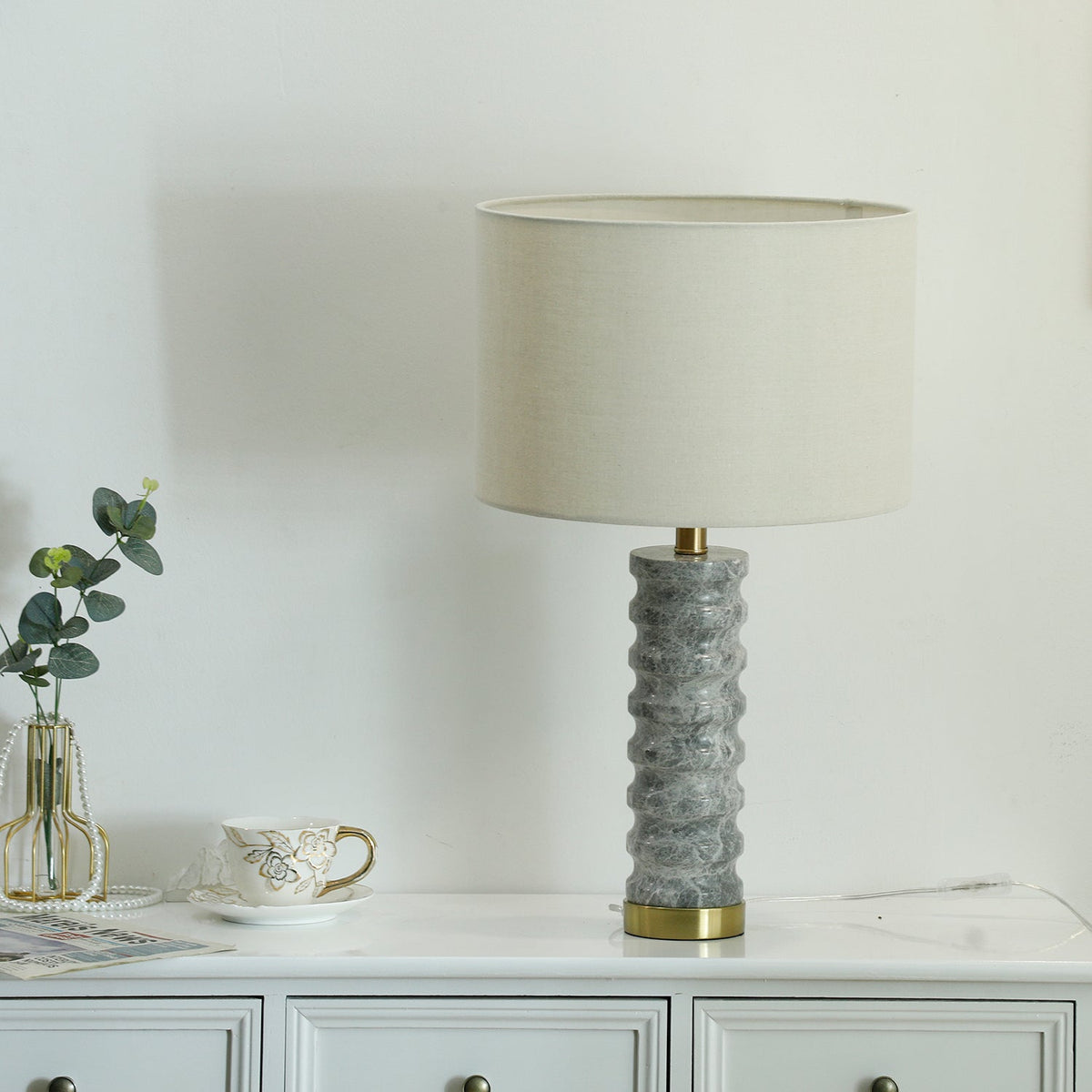 Julienne Marble Table Lamp