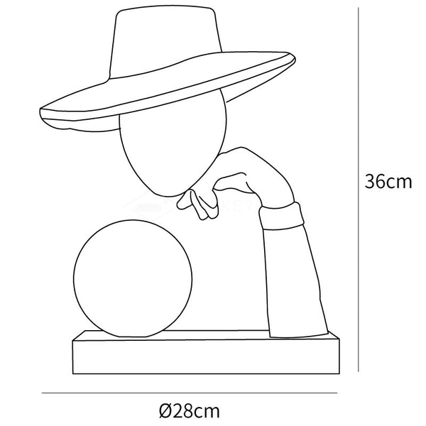 Juni Resin Novelty Lamp