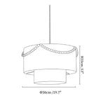 Juniper Tiered Rope Pendant Lamp