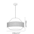 Jute Rattan Woven Pendant Lamp