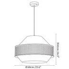 Jute Rattan Woven Pendant Lamp