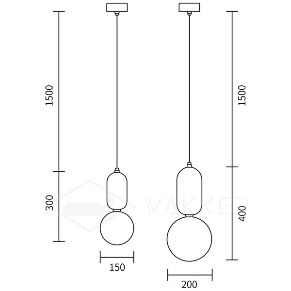 Capsule Globe Pendant Light