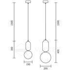 Capsule Globe Pendant Light