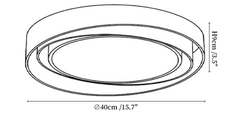 Kaelen Duet Ceiling Lamp