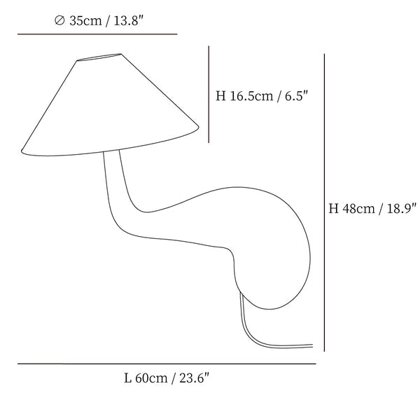 Kakuda Pine Desk Lamp