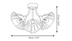 Kalin Flower Glass Ceiling Lamp
