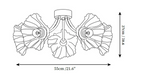 Kalin Flower Glass Ceiling Lamp