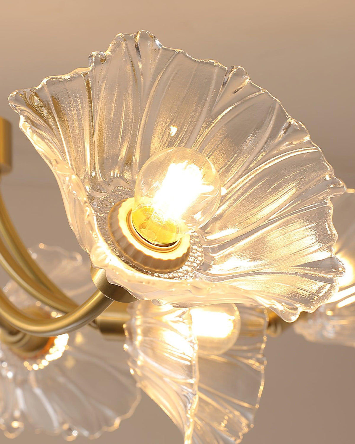 Kalin Flower Glass Chandelier