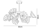 Kalin Flower Glass Chandelier