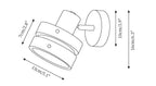 Karry Plug-in Wall Lamp