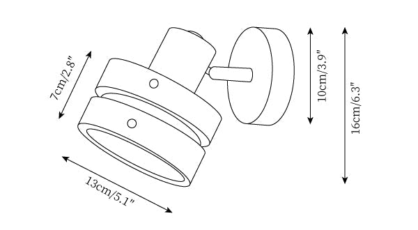 Karry Plug-in Wall Lamp