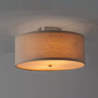 Kasha Linen Ceiling Light