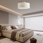 Kasha Linen Ceiling Light