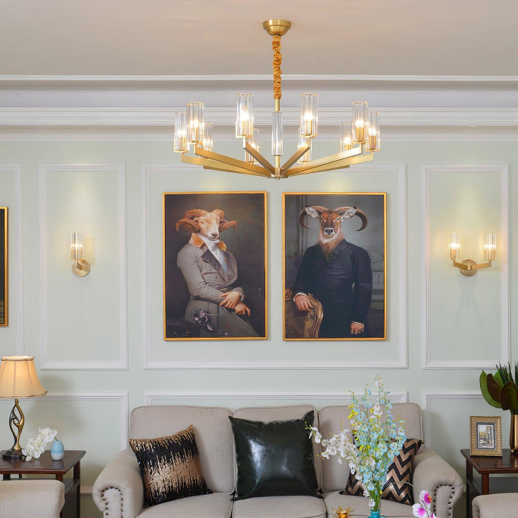 Kayla Brass Chandelier