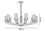 Kayla Brass Chandelier