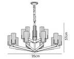 Kayla Brass Chandelier