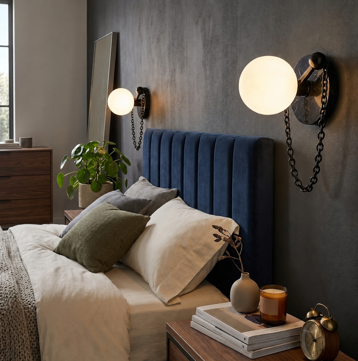 Keepsake Marble Globe Wall Sconce
