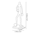 Kicking Ball Sculpture Character Floor Lamp