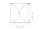 Kite Shaped Paper Wall Lamp