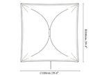 Kite Shaped Paper Wall Lamp
