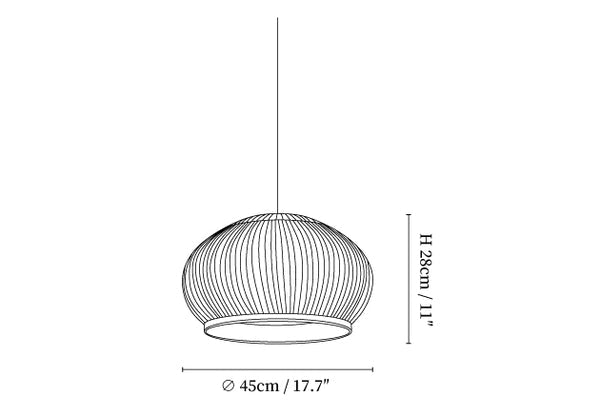 Lantern Knit Pendant Lamp