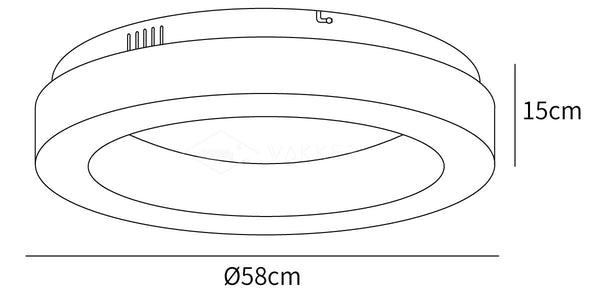 Knock Out Ceiling Light