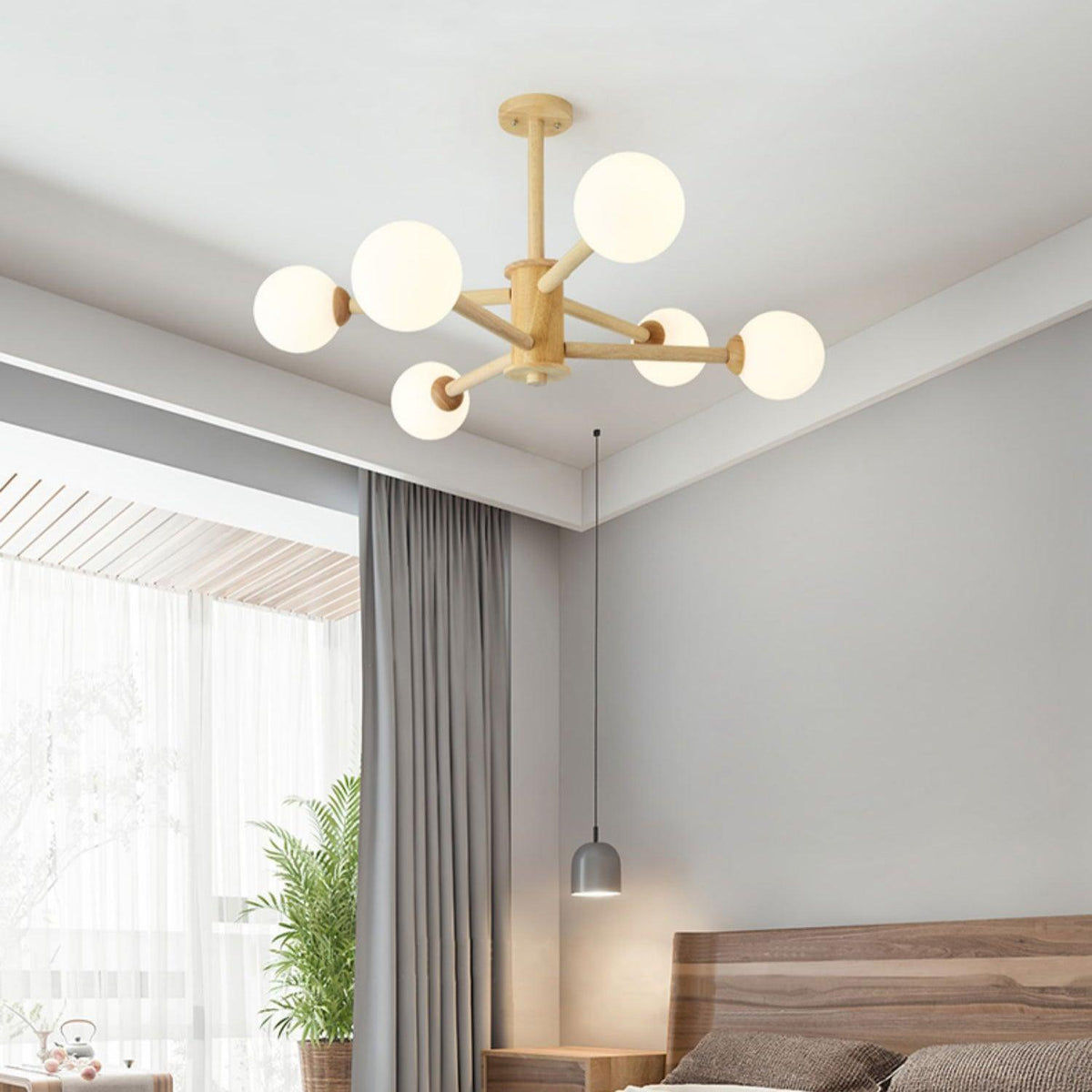 Kozan Wooden Chandelier
