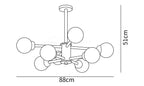 Kozan Wooden Chandelier