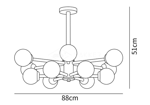 Kozan Wooden Chandelier