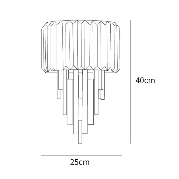 Kubica Crystal Wall Lamp