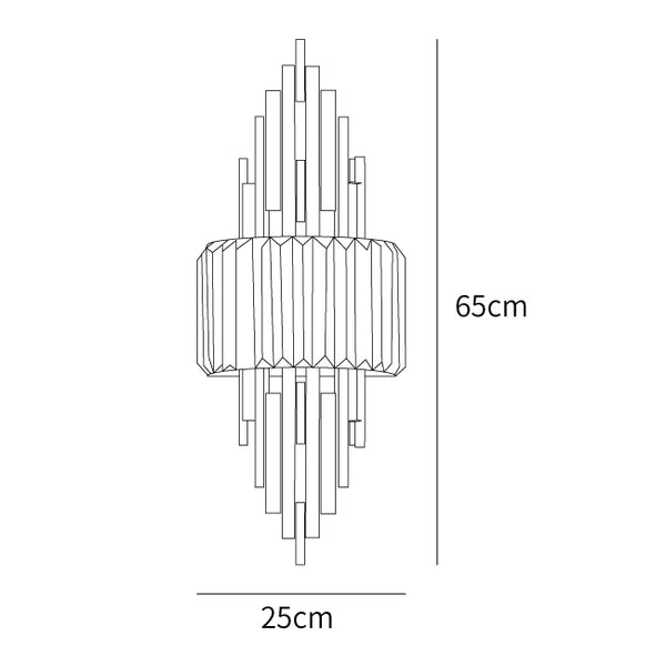 Kubica Crystal Wall Lamp