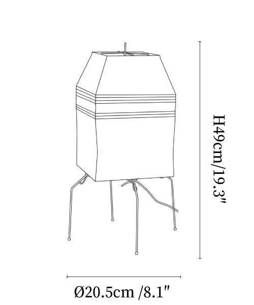 Kumo Paper Shade Table & Floor Lamp