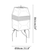 Kumo Paper Shade Table & Floor Lamp