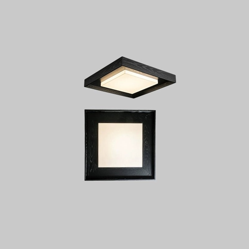 Kurin Wood Frame Ceiling Light