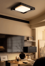 Kurin Wood Frame Ceiling Light