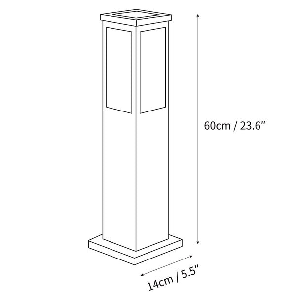 Kuzco Bollard Solar Outdoor Light